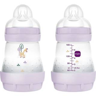 MAM Easy Start Sutteflaske Anti-kolik 160 ml 2-pak, Pink/Neutral