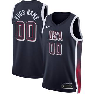 USAB Limited Road Nike Basketball-spillertrøje til mænd - blå - XXL