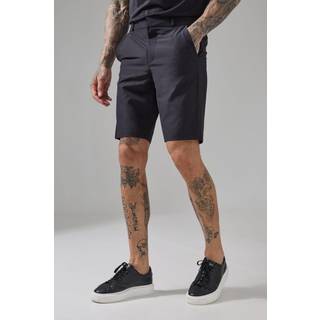 Mens Black Tall Man Active 10inch Golf Short