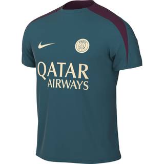 Maskinstrikket Paris Saint-Germain Strike Nike Dri-FIT-fodboldtrøje med korte ærmer til mænd - grøn - XXL