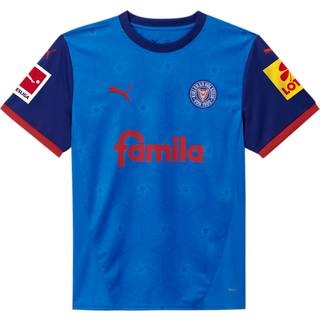 Puma Holstein Kiel 24/25 Home Jersey Youth, Blue, Size 7-8Y, Clothing - Clyde Royal - 7-8Y