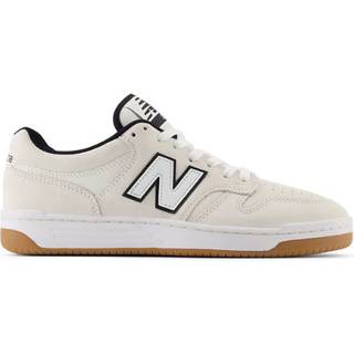 New Balance Unisex NB Numeric 480 i Hvid/Sort læder, Størrelse 41.5