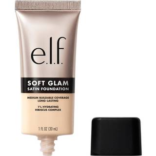 E.L.F. Soft Glam Foundation Medium d?kning Langvarig og byggeligt fundament for en glat satin finish Vegansk og grusomhedsfri 11 Fair Neutral