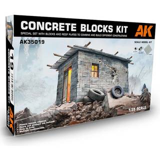 CONCRETE BLOCKS KIT 1/35 Scale