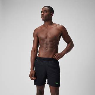 Men's Xpress Lite Panel 16" Swim Shorts Black/Grey