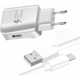 Pakke oplader + kabel til Samsung Galaxy A34 5G hurtigoplader Ultra-kraftig og hurtig NY GENERATION 3A med USB-Type C-KABEL