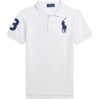Polo Ralph Lauren Polo Ralph Lauren White Slim Fit Boys 100% Cotton Pique Polo Shirt