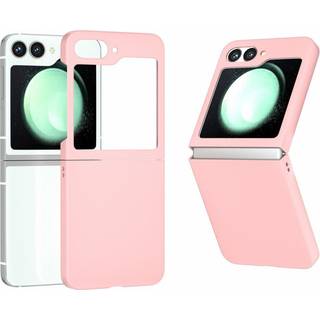 EIDERWOOD Samsung Galaxy Z Flip6 Gummibelagt Hård Plastik Bagside Cover - Lyserød