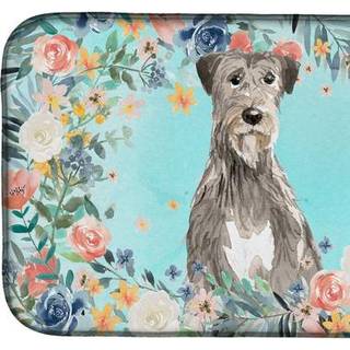 """" Caroline's Treasures CK3423DDM Irish Wolfhound Dish-Drying-Mats 14 X 21 Multicolor """"
