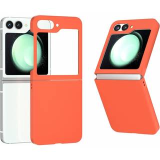 EIDERWOOD Samsung Galaxy Z Flip6 Gummibelagt Hård Plastik Bagside Cover - Orange