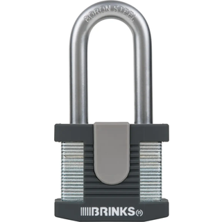Brinks - 50 mm kommerciel lamineret st?ln?gle til at lide h?ngel?s med 2 b?jle - fast st?llegeme med borst?lkakel