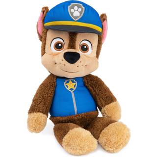 Paw Patrol Med-På-Tur-Plys Chase bamse 33 cm (På lager i varehus)