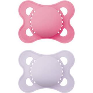 MAM Original 0-6 Mdr. Pink/Lilla 2 stk