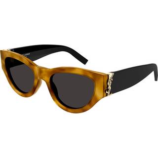 SAINT LAURENT Kvinde SL M94 007 Solbriller Acetat Havana Sort Cat Eye