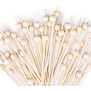 200 stk. Cocktail vælger fancy cocktail tandstikker til appetitvækkere pluk bambus cocktail spyd til appetitvækkere bryllupsfest tandstikker madp