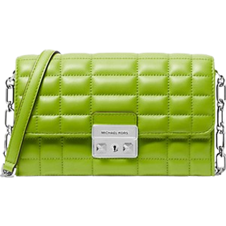 MK Tribeca Leather Convertible Crossbody Bag - Green - Michael Kors - ONE SIZE