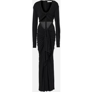 Christopher Esber Vivenda draped jersey maxi dress - black - XL