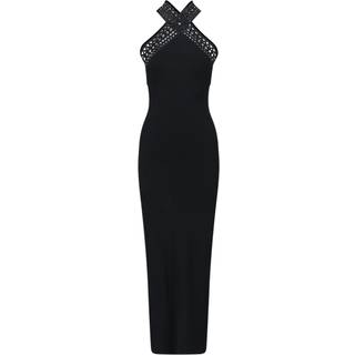 AlaÃ¯a Vienne halterneck gown - black - M