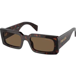 Prada Kvinde PR A07S 16N5Y1 Solbriller Acetat Brun Brun Pillow Normal