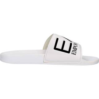 EA7 Emporio Armani Vis Slides, White - 43 MENS