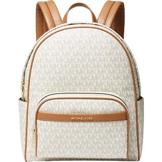 MK Bex Medium Signature Logo Backpack - Natural - Michael Kors - ONE SIZE