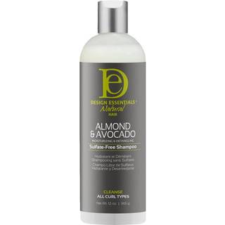 Design Essentials Mandel og Avokado fugtgivende og udredende sulfatfri shampoo - 355 ml