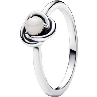 Pandora June Birthstone Eternity Circle Ring - 52 - White
