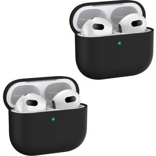 2x Grønt Apple AirPods 3-etui Silikone-beskyttende etui til AirPods 3