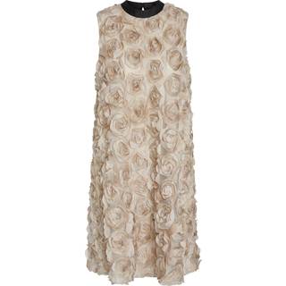Bruuns Bazaar Women Clarkiabbchi Dress Dress Bbw4180 Beige/Black (40)