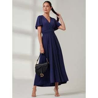 Jolie Moi Jolie Moi Angel Sleeve Super Smooth Jersey Maxikjole - EU 42 (UK 14)