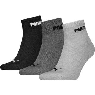 Puma 3-pak Unisex New Generation Cushioned Quarter Sock - Grey - Str 39/42 * Kampagne *