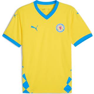 Men&#39;s Puma Eintracht Braunschweig 24/25 Home Jersey, Yellow, Size XXL, Sport - Ignite Blue - XXL