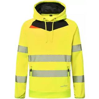 DX4 hi-vis hættetrøje - Gul/Sort (Størrelse: M)