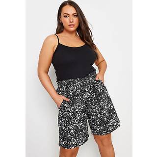 Yours Curve Yours Curve Woven Paperbag taljeshorts