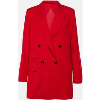 Max Mara Nebbie virgin wool blazer - red - M