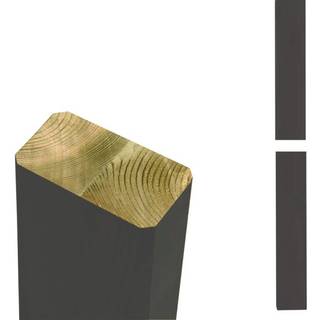 Plus Omlimet stolpe/drager 4,5×9×238 cm i Umbragrå RAL 7022