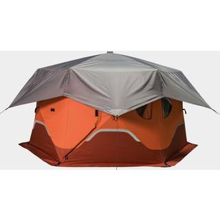 Isfisketelt iFish IceHotel 4, pop-up, for 1 - 4 personer, med 6 vinduer &amp; 2 døre + gulv + indertelt + regnbeskyttelse