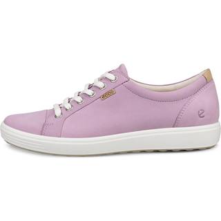 ECCO Soft 7 W - Sneakers i læder til damer - Lilla - Size: 36 (UK 3.5-4)