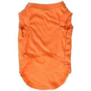 Ensfarvet skjorte Orange XXXL