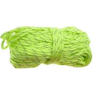 Travellife bardun i nylon, 3 mm, 300 cm, fluorscerende - 4 stk. i pose