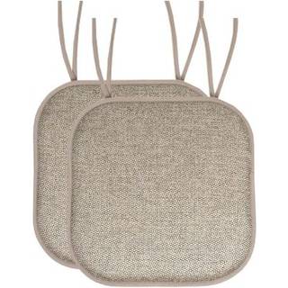 Stolpudehukommelsesskumpuder med bånd Honeycomb Pattern Slip Non Skid Rubber Back Rounded Square 16 x 16 sædeafdækning