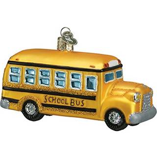 Old World Christmas Ornaments: School Bus Glass Blæst ornamenter til juletræ (46007) 2 x 4,25