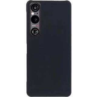 Sony Xperia 1 VI Gummibelagt Plastik Cover - Sort
