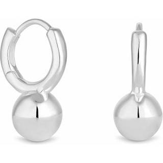 Simply Silver Simply Silver sterling 925 polerede Orb Huggie Hoop øreringe