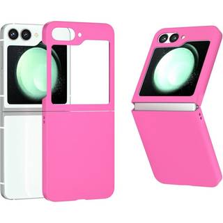 EIDERWOOD Samsung Galaxy Z Flip6 Gummibelagt Hård Plastik Bagside Cover - Pink