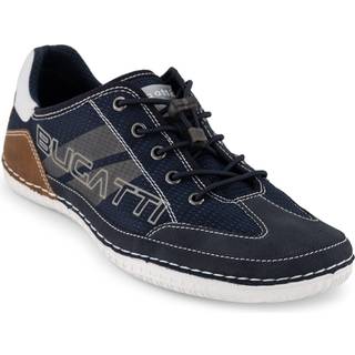 bugatti Herren Sneaker blau Textil & Canvas