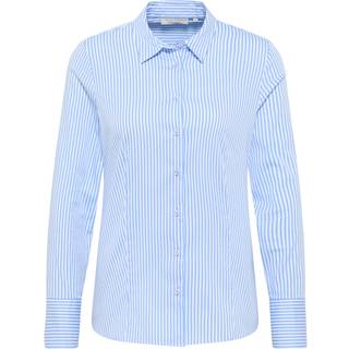 shirt-blouse in blue striped