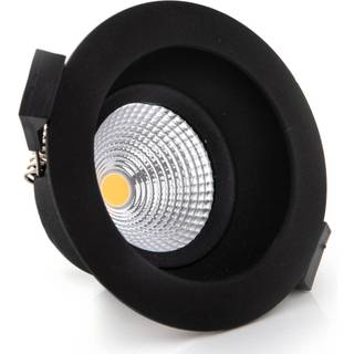 SLC One Soft LED indbygningsspot sort 2.700K