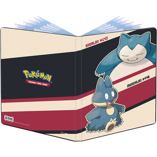 Snorlax and Munchlax - 9-Pocket - A4 Pokemon Mappe