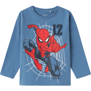 Name It Coronet Blue Spiderman Bluse
